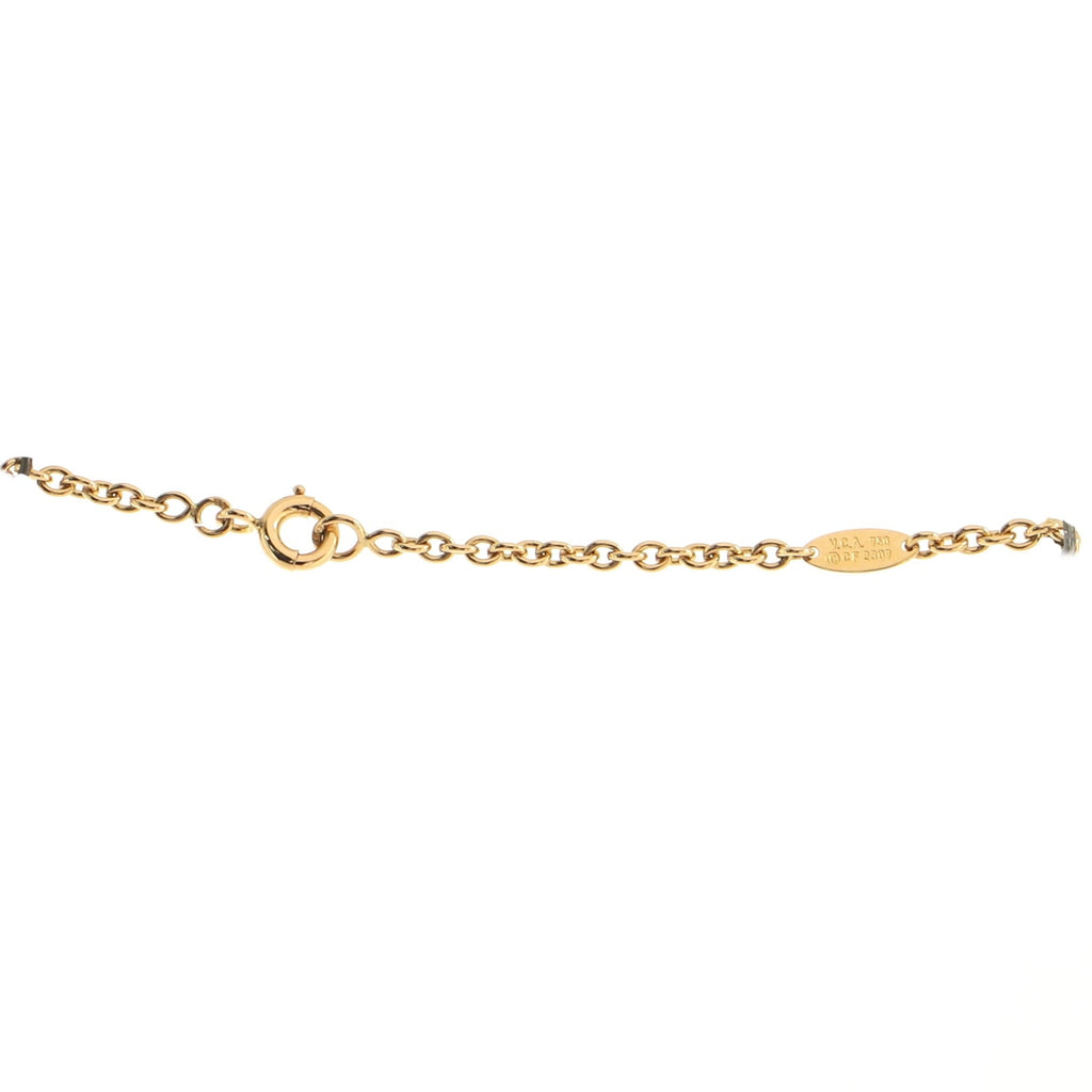 Vintage Heart Pendant Necklace 18K Yellow Gold
