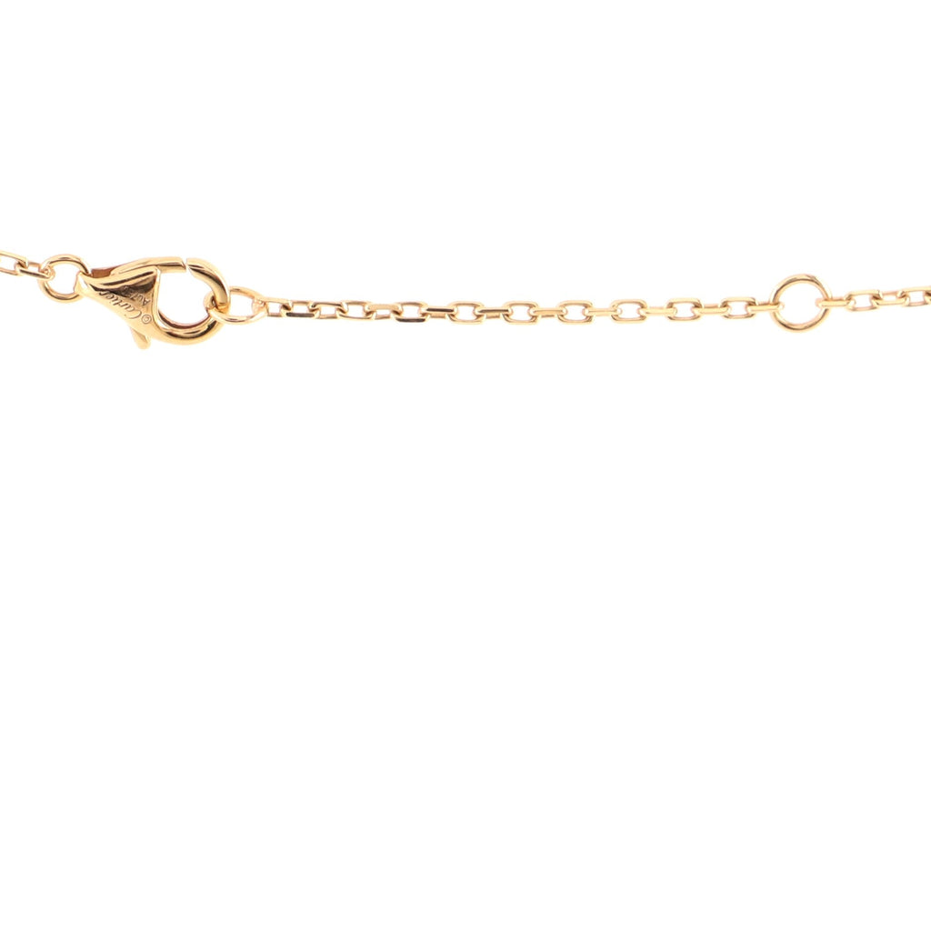 Love Interlocking Pave Necklace 18K Rose Gold and Diamonds