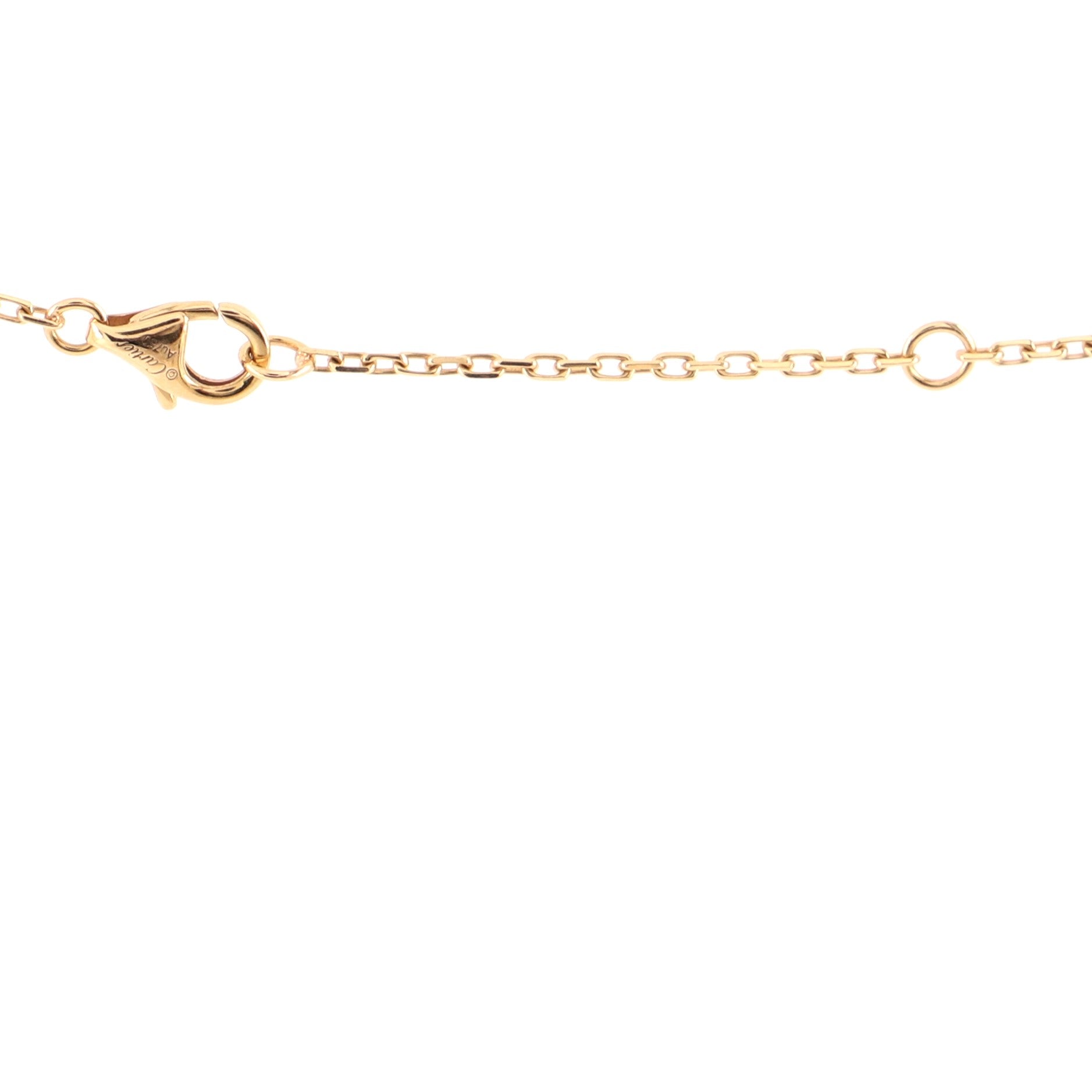 Love Interlocking Pave Necklace 18K Rose Gold and Diamonds