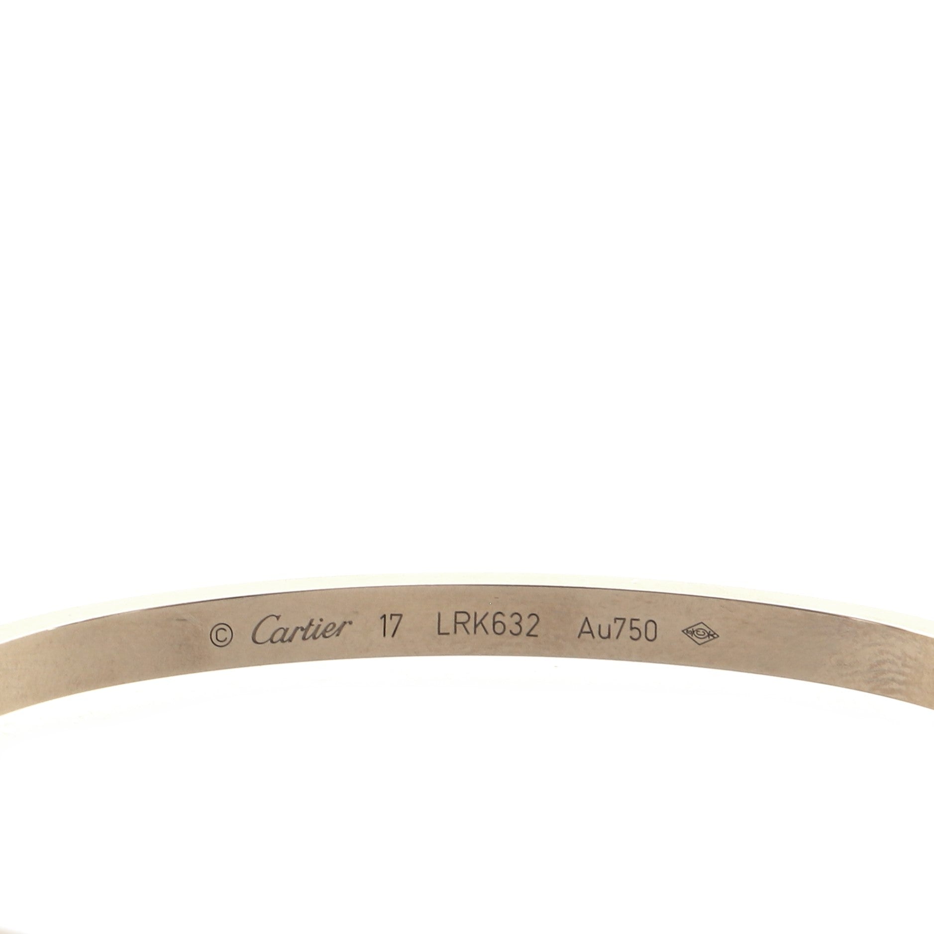 Love Bracelet 18K White Gold Small