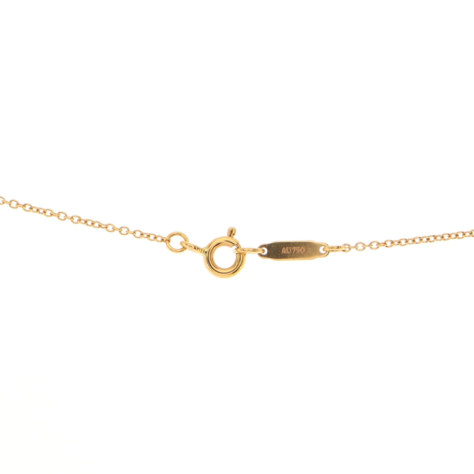 Heart Key Pendant Necklace 18K Yellow Gold
