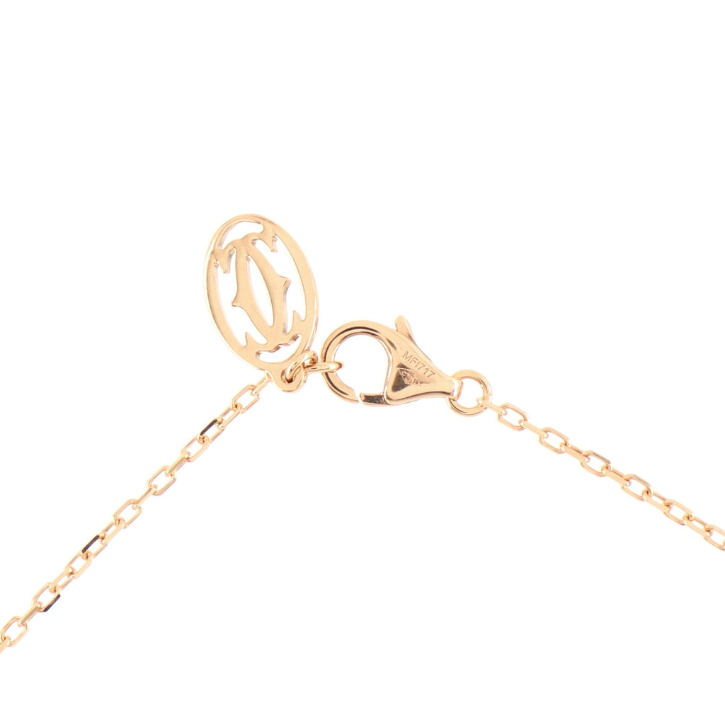 Cartier D'Amour 1 Pink Sapphire Necklace 18K Rose Gold