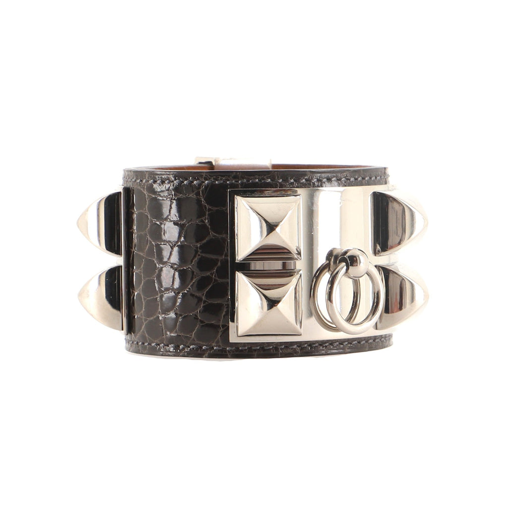 Collier de Chien Bracelet Shiny Alligator