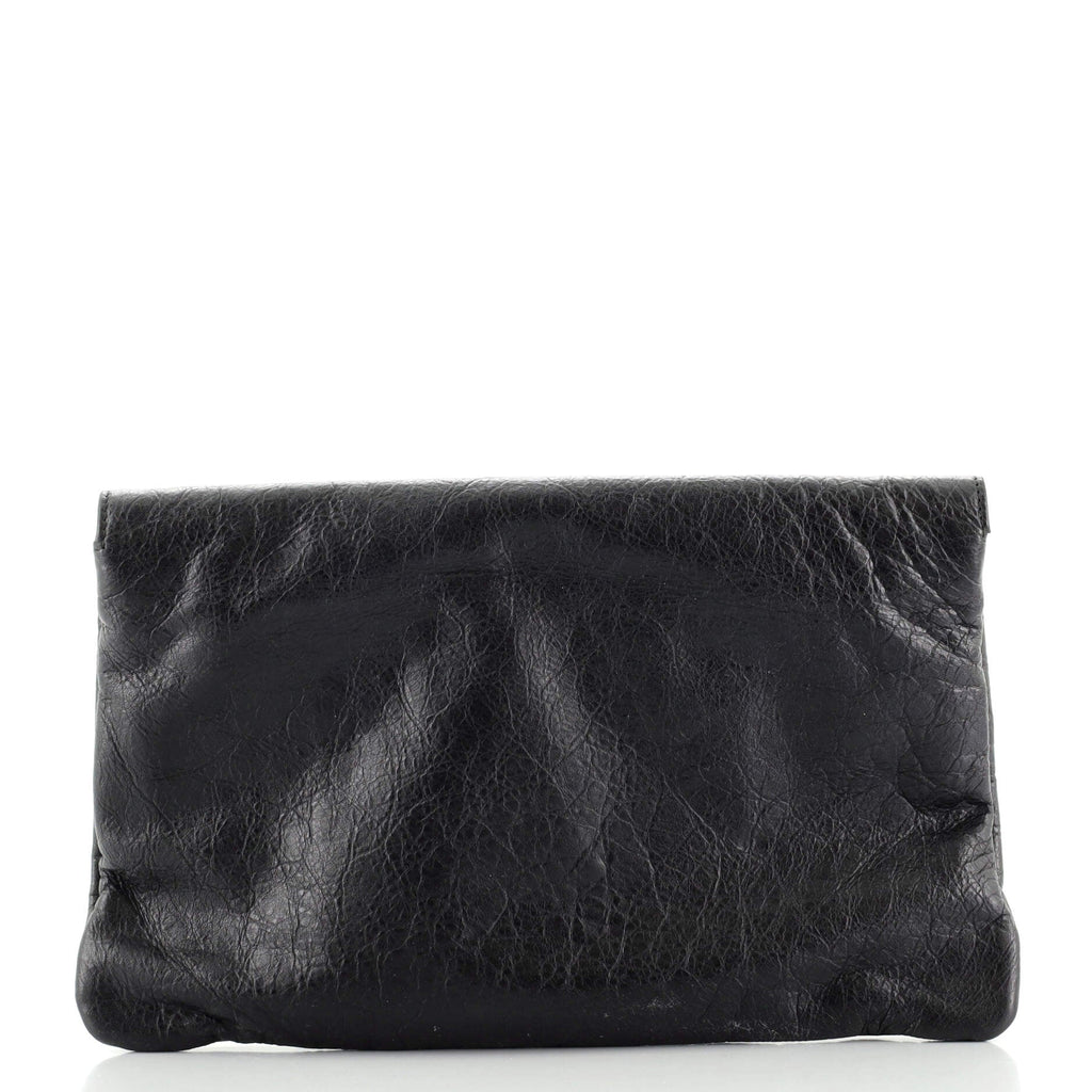 Classic Studs Fold Clutch Leather