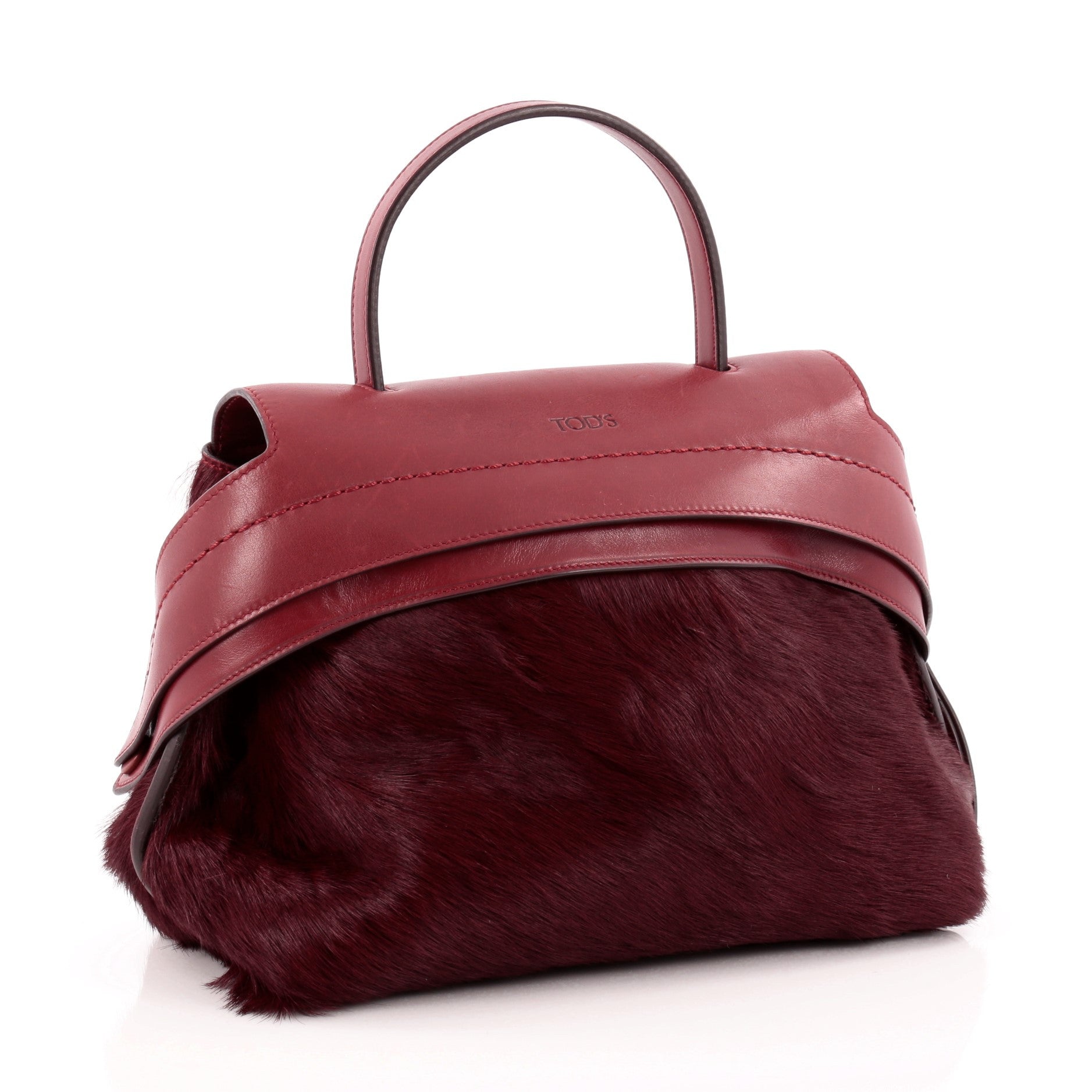 Convertible Wave Bag Pony Hair Mini