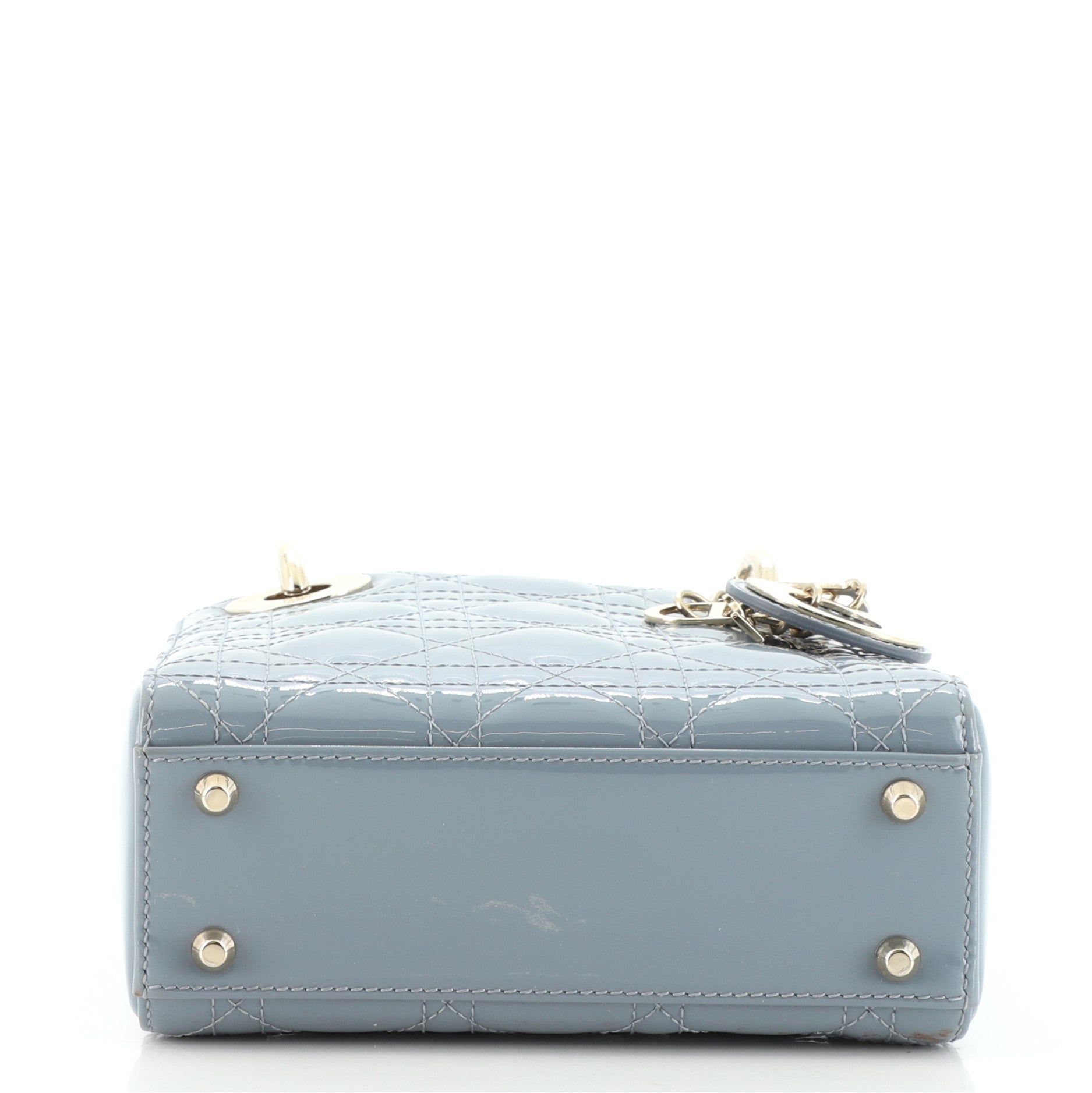 Lady Dior Bag Cannage Quilt Patent Mini
