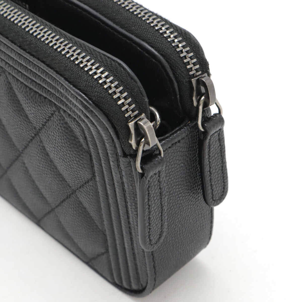 Chanel Caviar Skin Boy Chanel Chain Wallet 2way Bag A84069