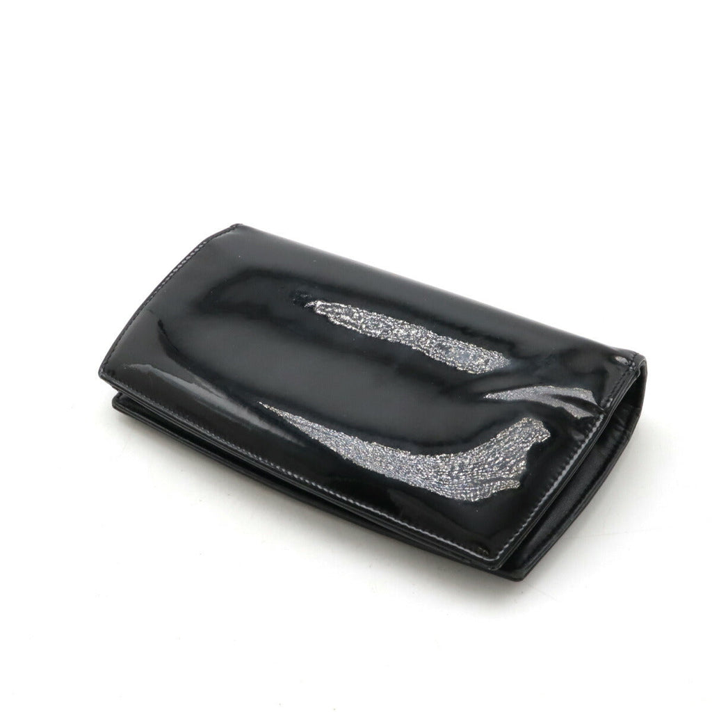 Chanel Patent Leather Makeup Long Wallet A47711