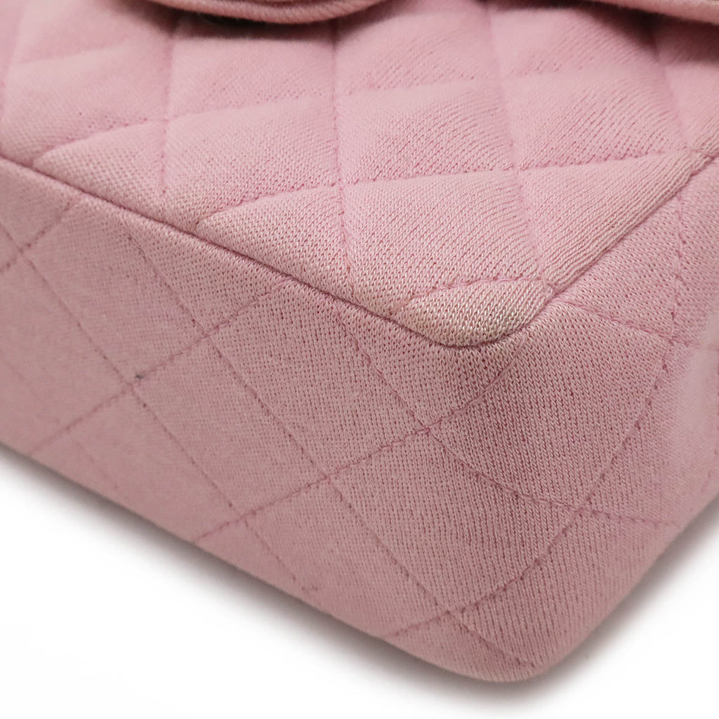 Chanel Cotton Jersey Mini Matelassé Shoulder Bag A01115