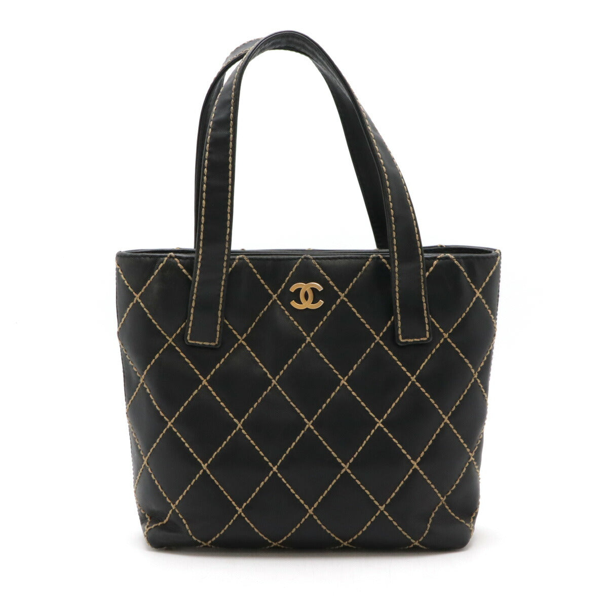 Chanel Wild Stitch Calfskin Tote Bag
