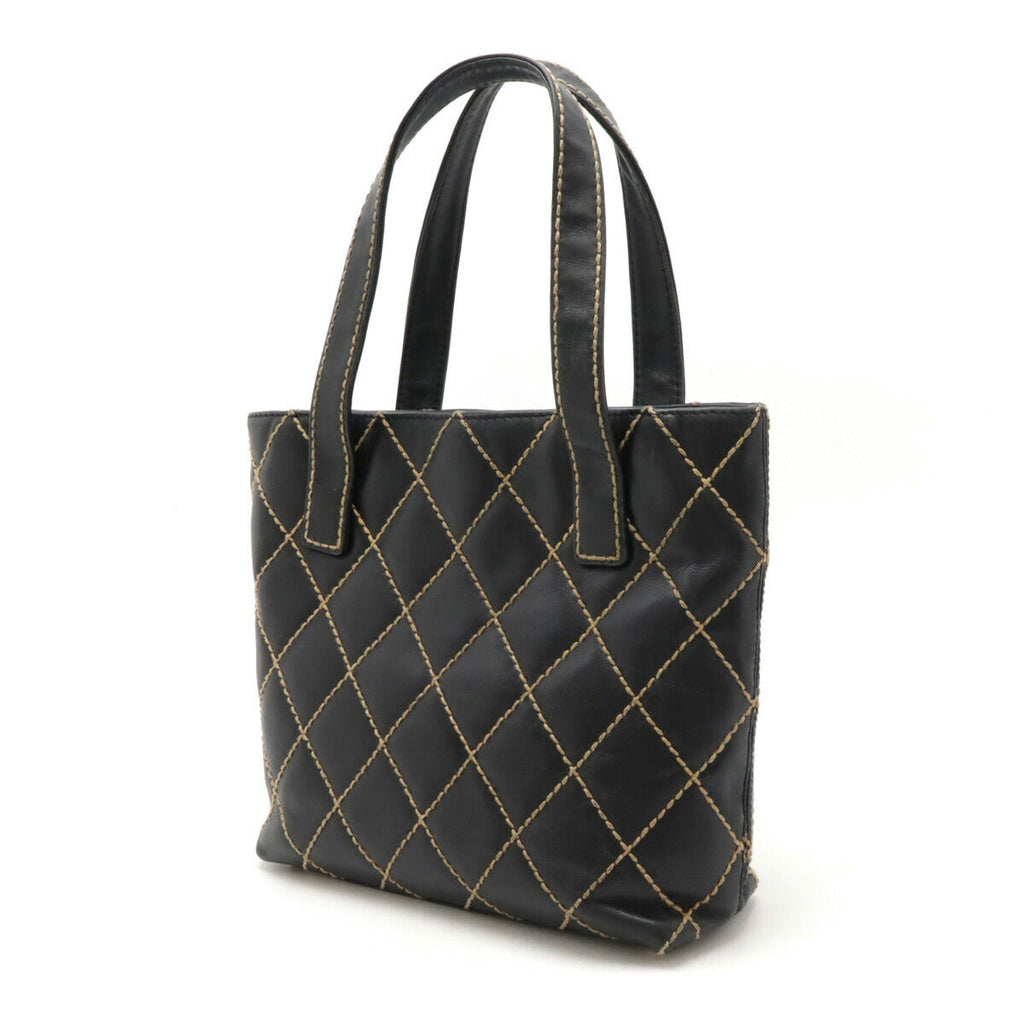 Chanel Wild Stitch Calfskin Tote Bag