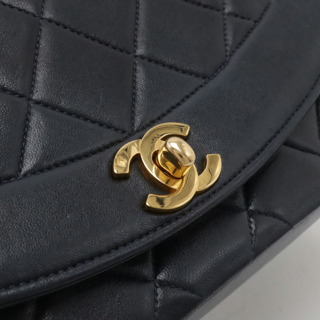 Chanel Diana Matelasse Lambskin Shoulder Bag