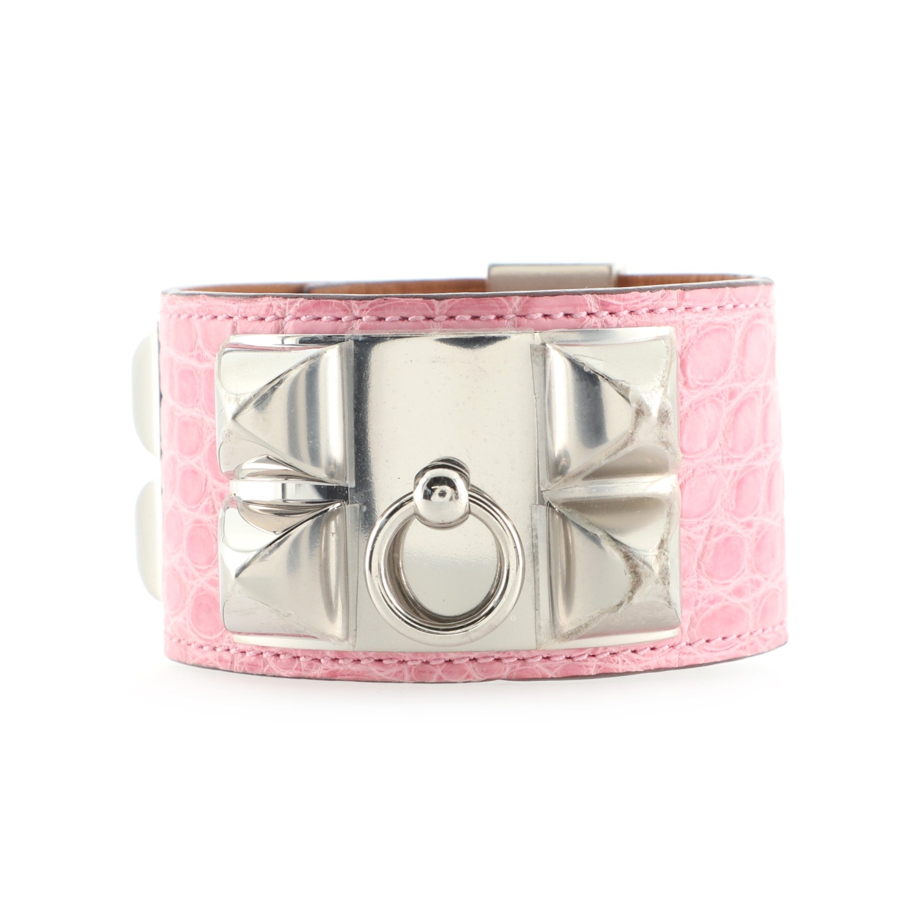 Collier de Chien Bracelet Shiny Alligator