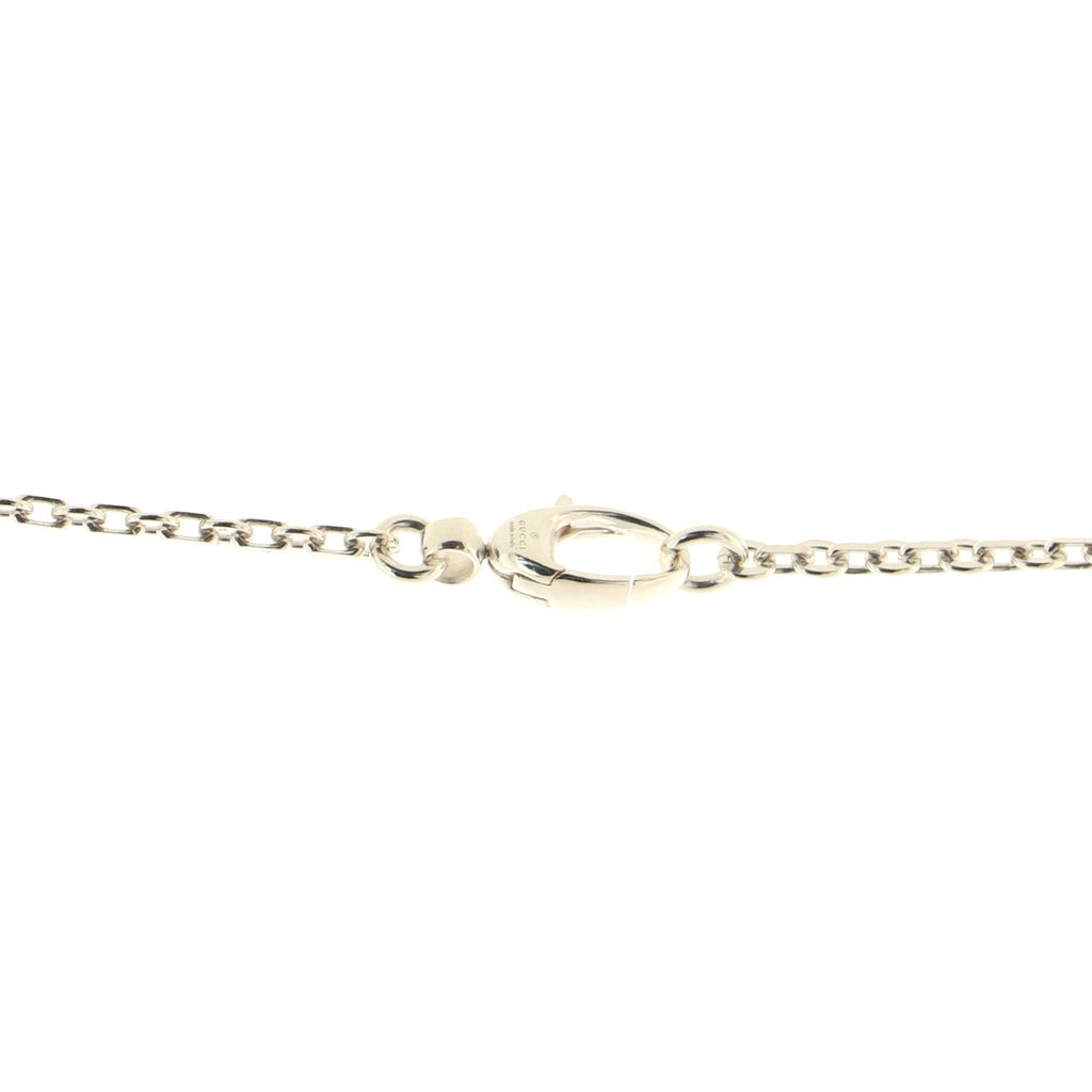 Bamboo Drop Pendant Necklace Sterling Silver