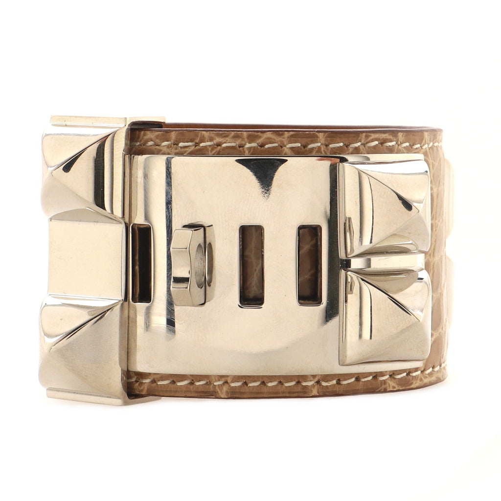 Collier de Chien Bracelet Matte Alligator