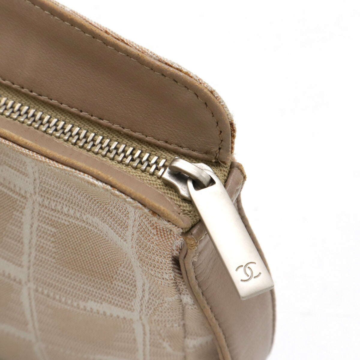 Chanel New Travel Line Nylon Jacquard Pouch