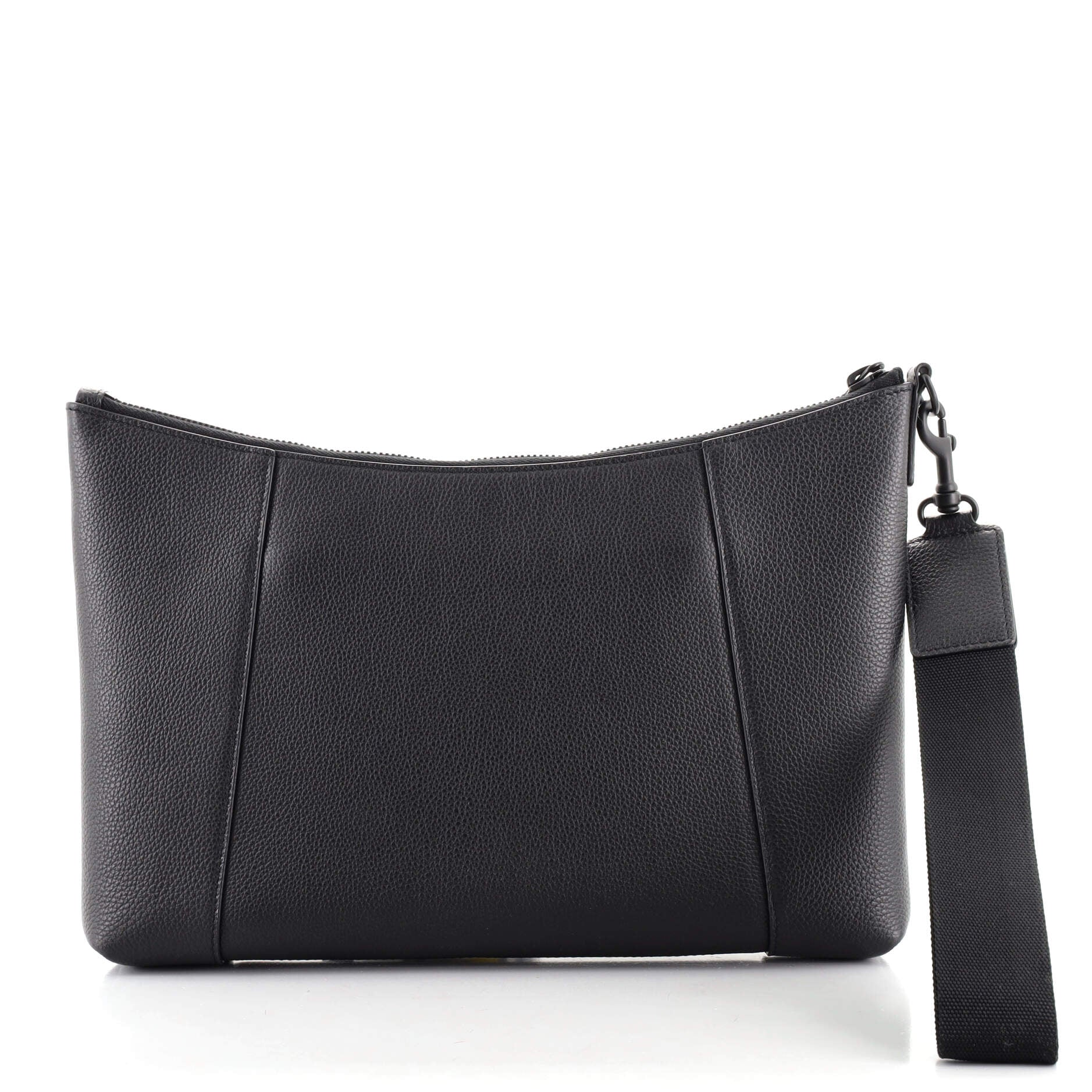 Hourglass Wristlet Clutch Leather