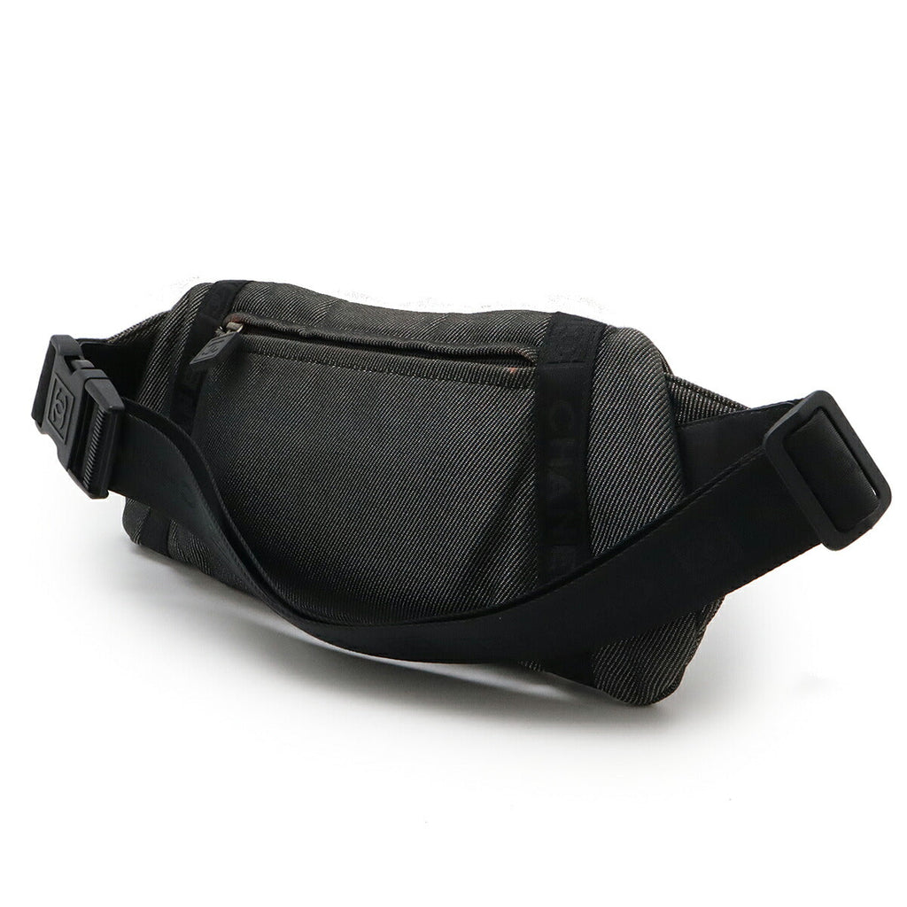 Chanel Jacquard Leather Sports Line Coco Mark Waist Bag