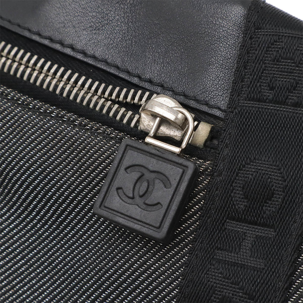 Chanel Jacquard Leather Sports Line Coco Mark Waist Bag