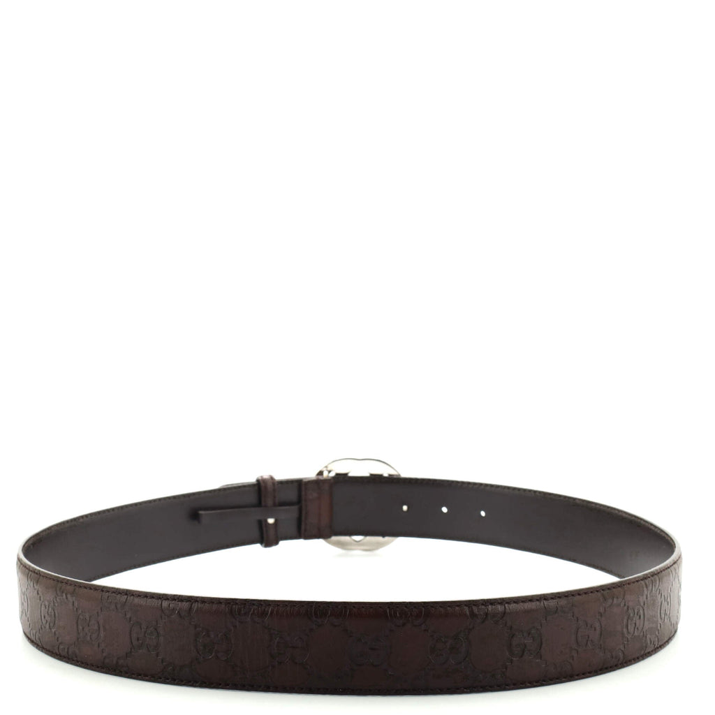 Interlocking G Belt Guccissima Leather Wide 100