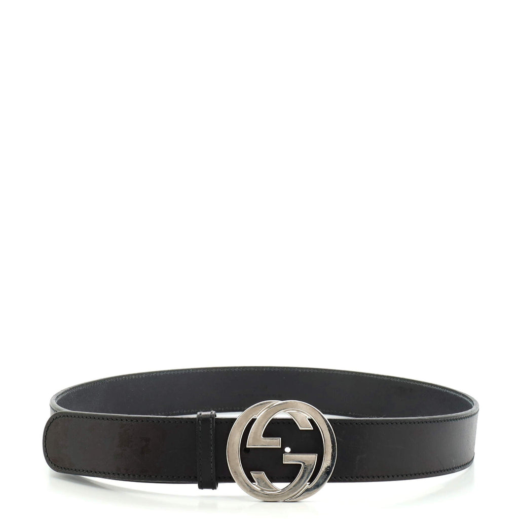 Interlocking G Belt Leather Wide 95