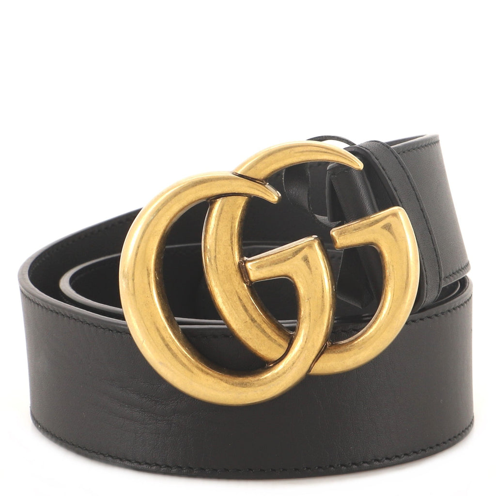 GG Marmont Belt Leather Wide 80