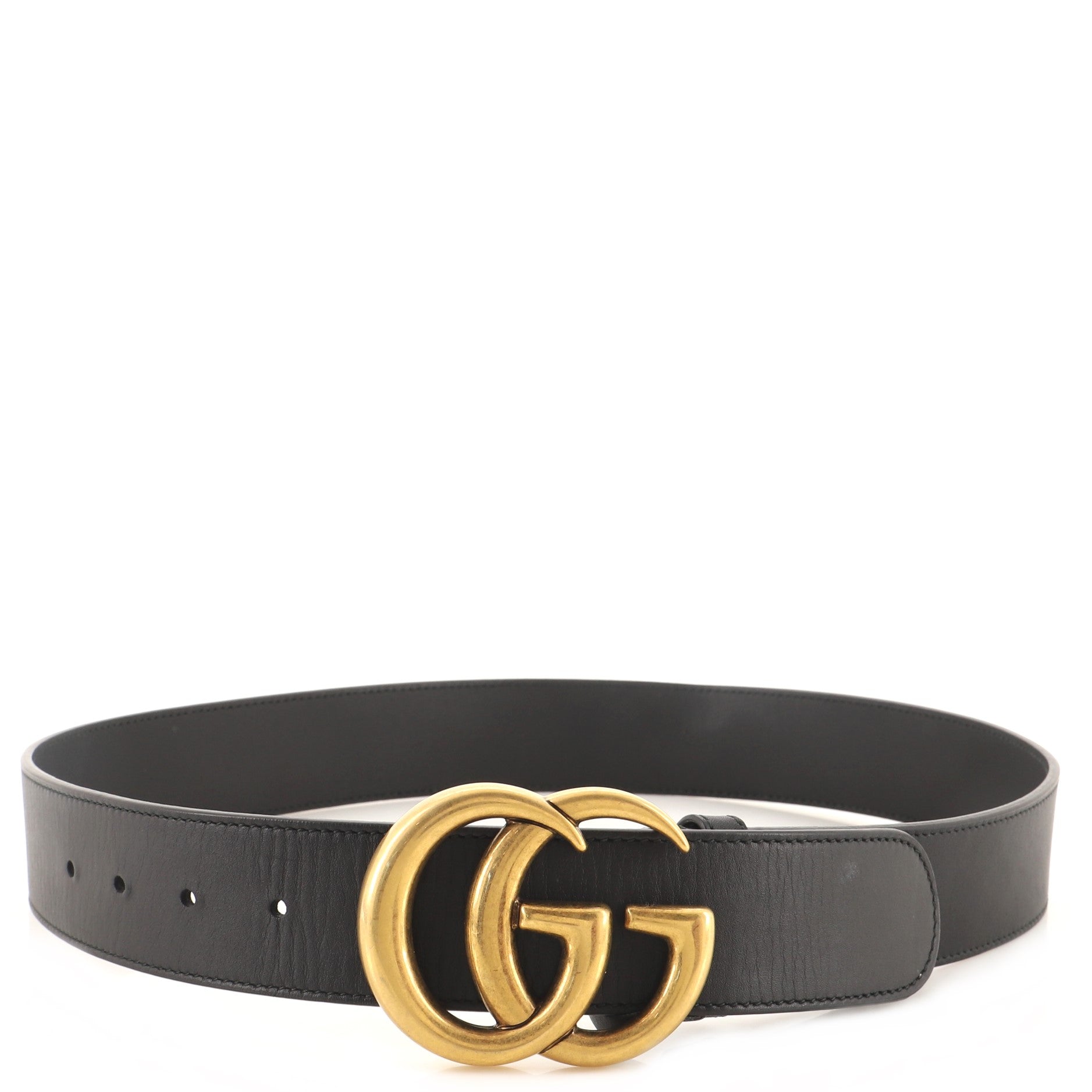GG Marmont Belt Leather Wide 80
