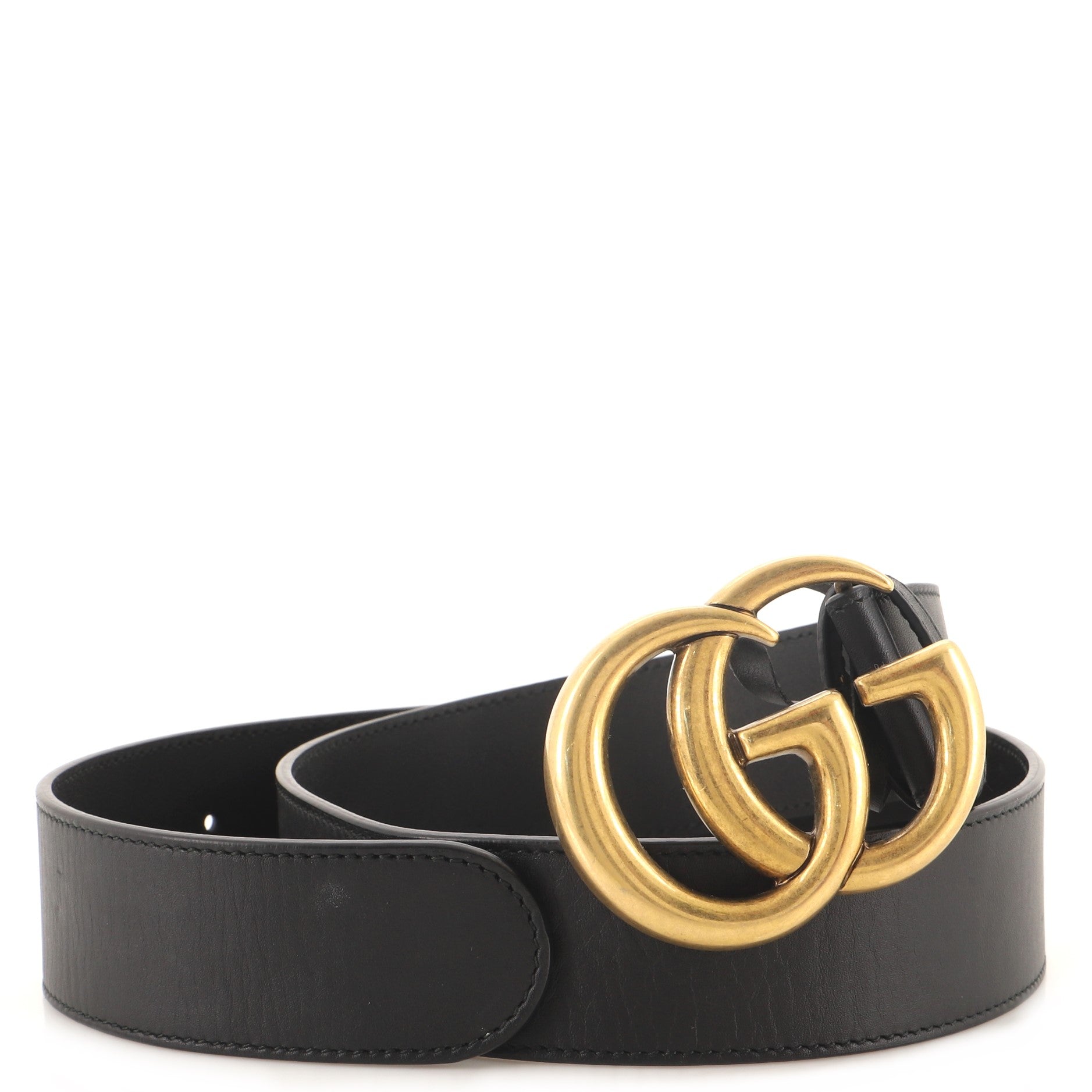 GG Marmont Belt Leather Wide 80