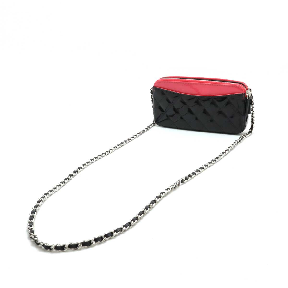 Chanel Matelassé Patent Leather 2way Shoulder Bag