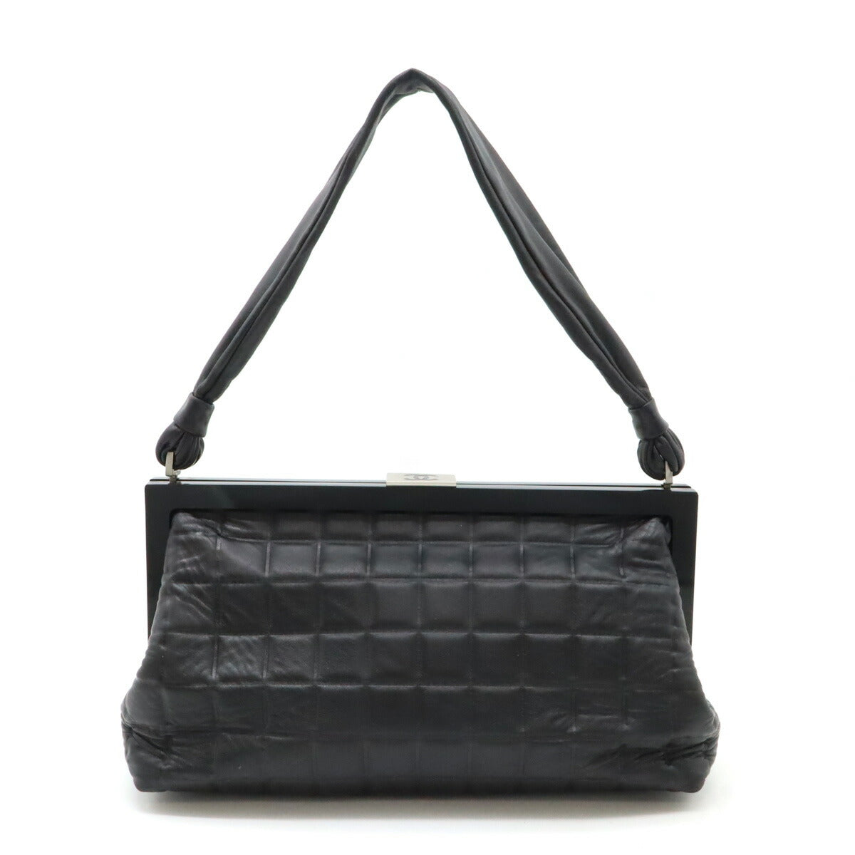 Chanel Choco Bar Lambskin 2way Shoulder Bag