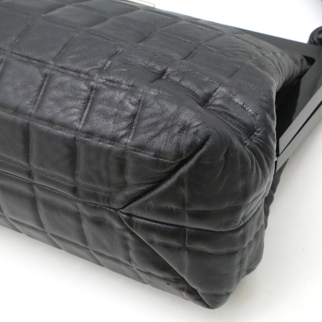 Chanel Choco Bar Lambskin 2way Shoulder Bag