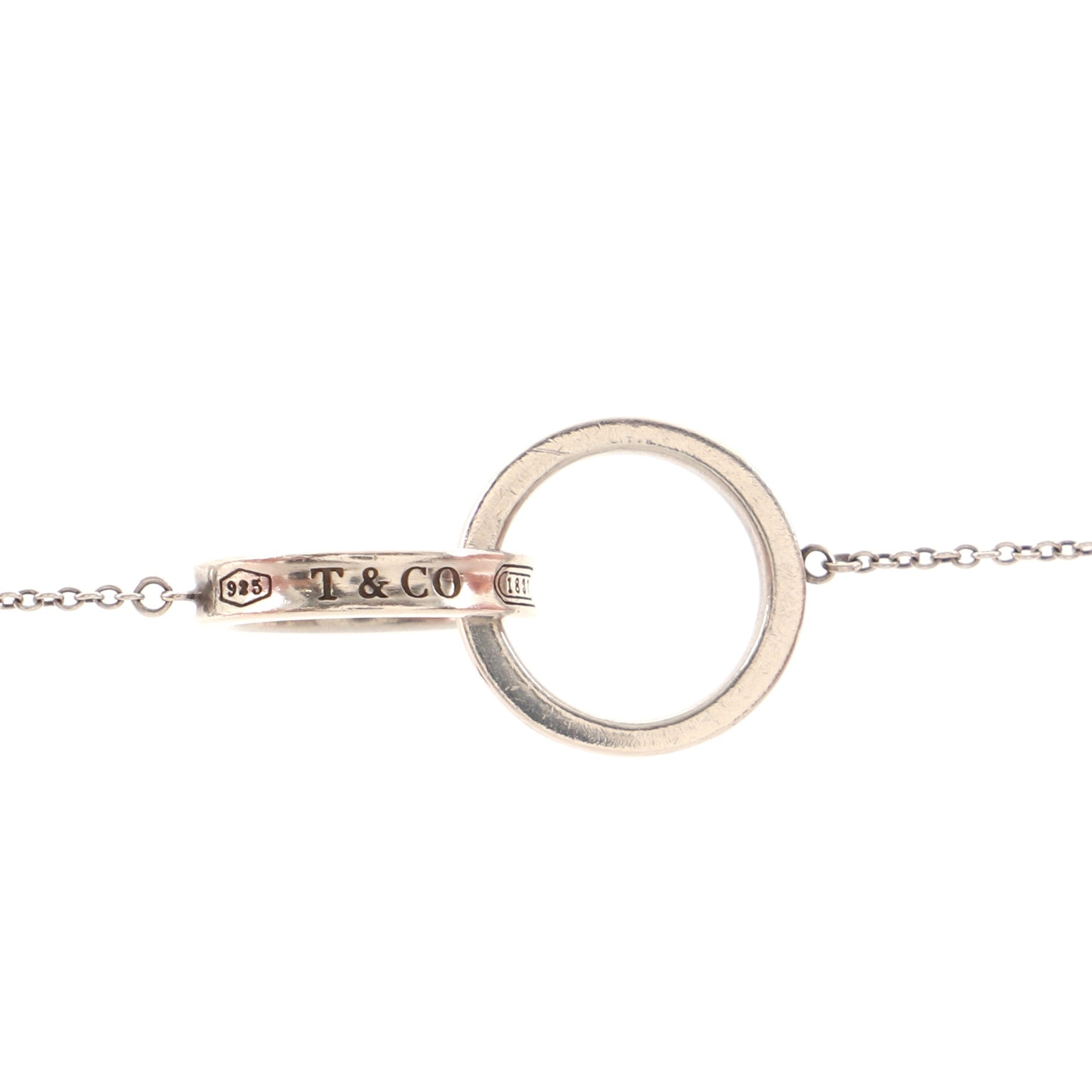 1837 Interlocking Circles Pendant Necklace Sterling Silver Small