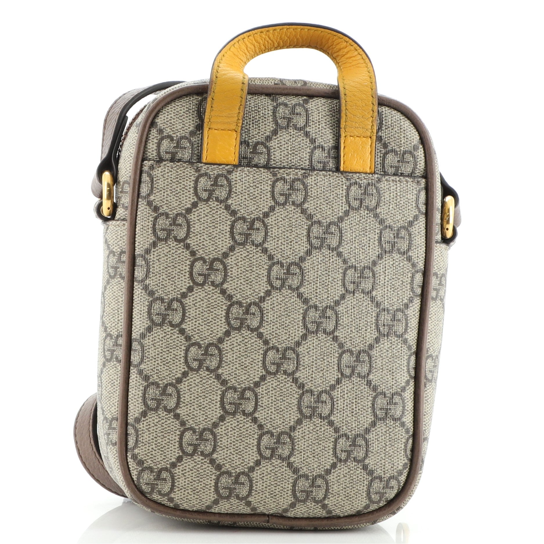 Neo Vintage Top Handle Crossbody Bag GG Coated Canvas Mini