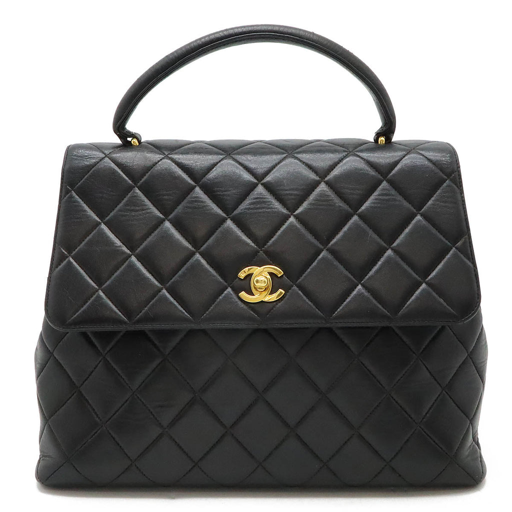Chanel Leather Matelassé Coco Mark Flap Bag A12397