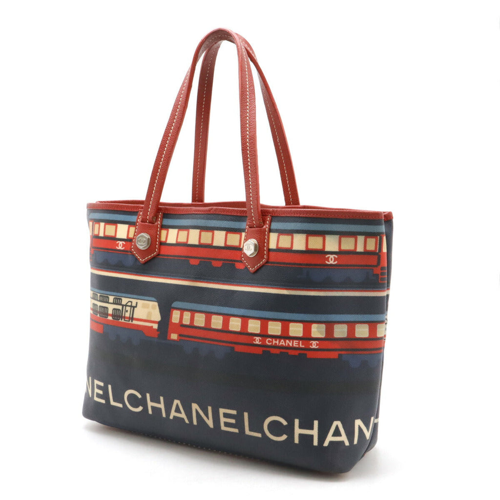 Chanel PVC Leather Central Station 2way Tote Bag