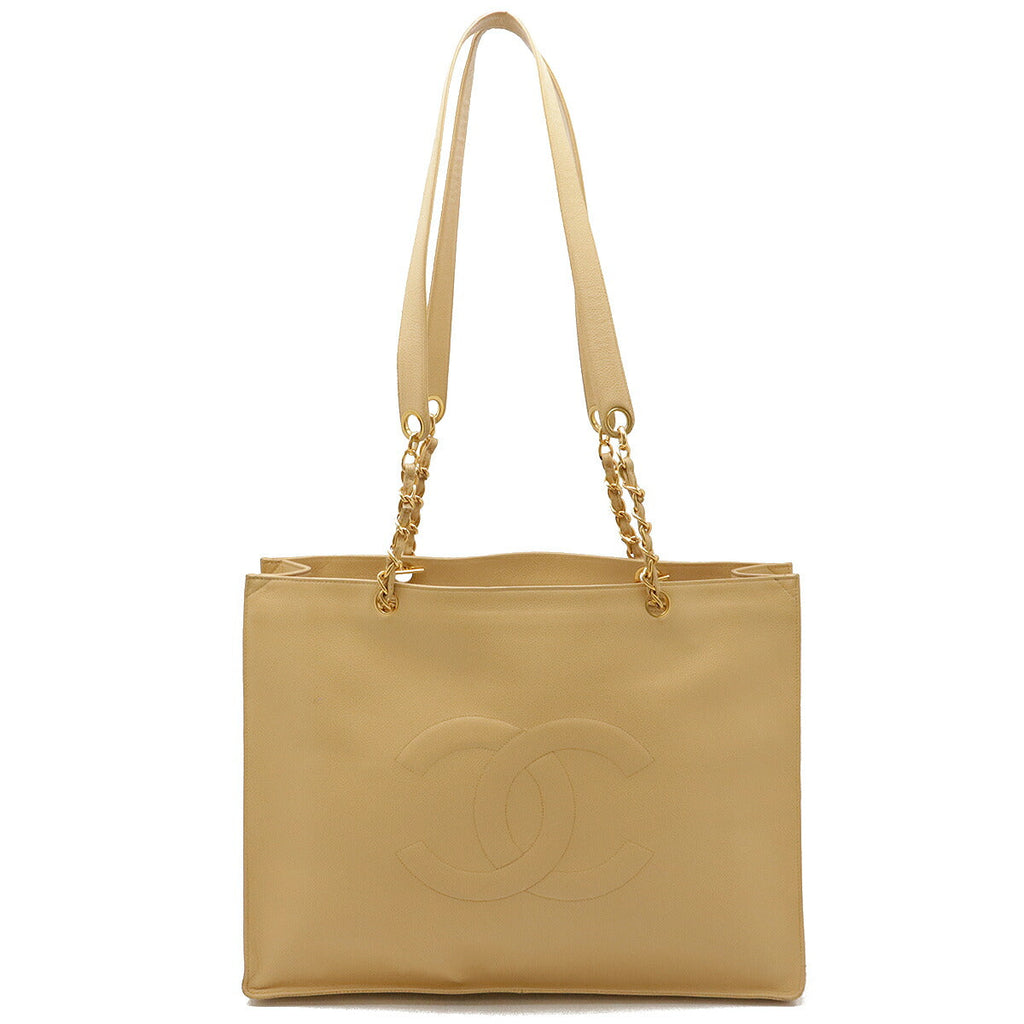 Chanel Caviar Leather Coco Mark 2way Shoulder Bag