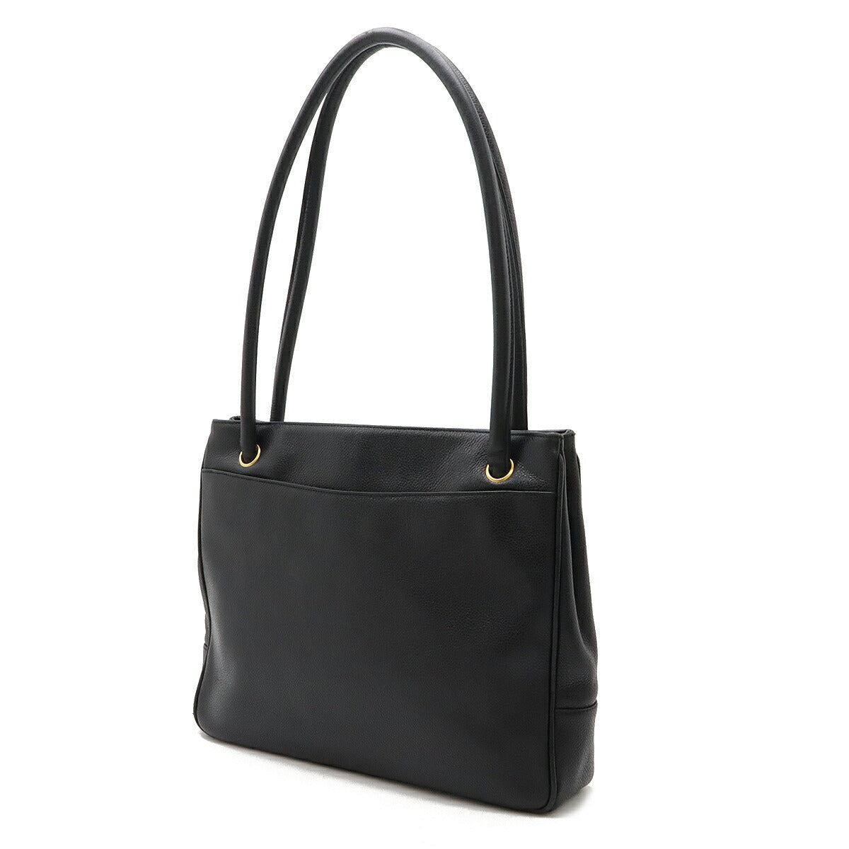Chanel Caviar Skin Coco Mark 2way Tote Bag