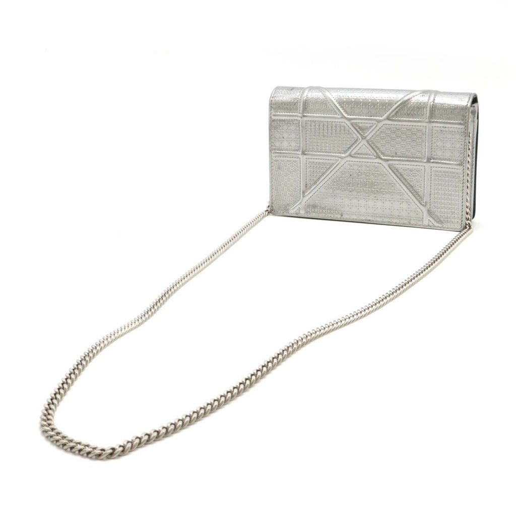 Christian Dior Diorama Patent Leather 2way Clutch Bag