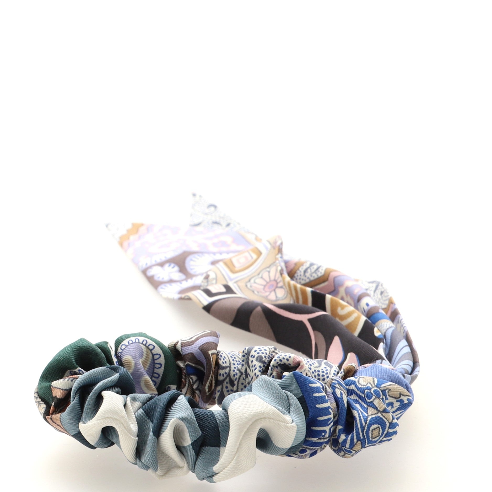 Bella Scrunchie Printed Silk XS