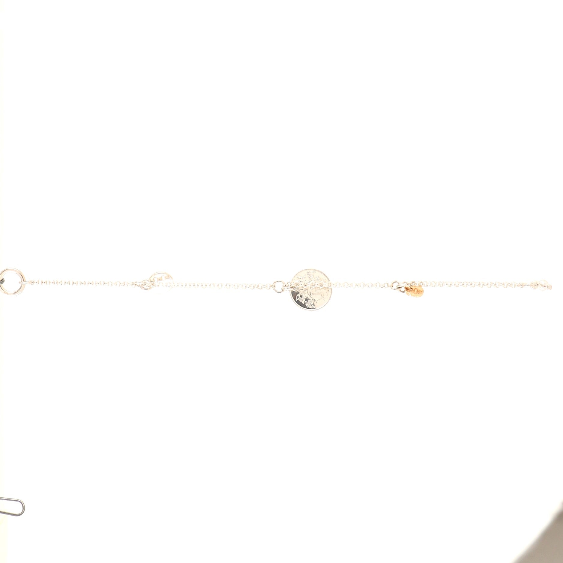 Ex-Libris Bracelet 18K Rose Gold and Sterling Silver