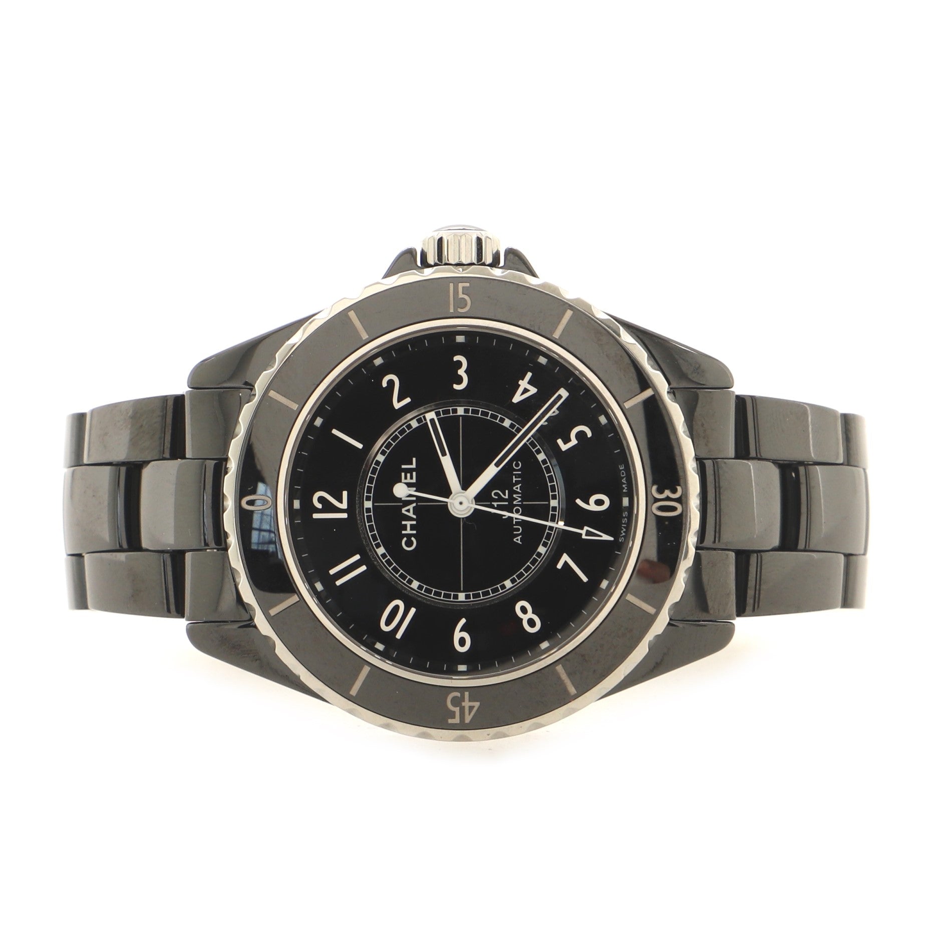 J12 Automatic Watch Ceramic and Stainless Steel 38