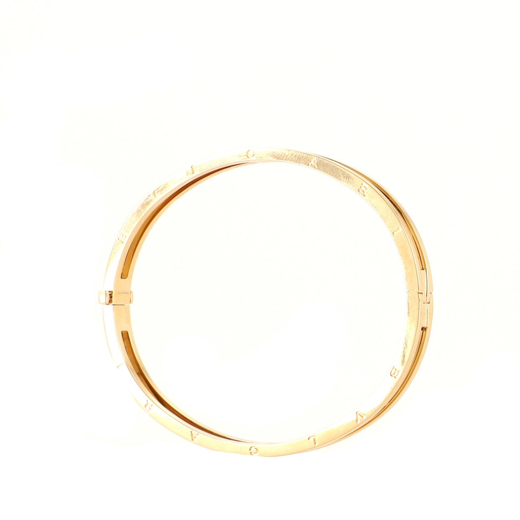 B.Zero1 Hinged Bangle Bracelet 18K Rose Gold 5.5mm