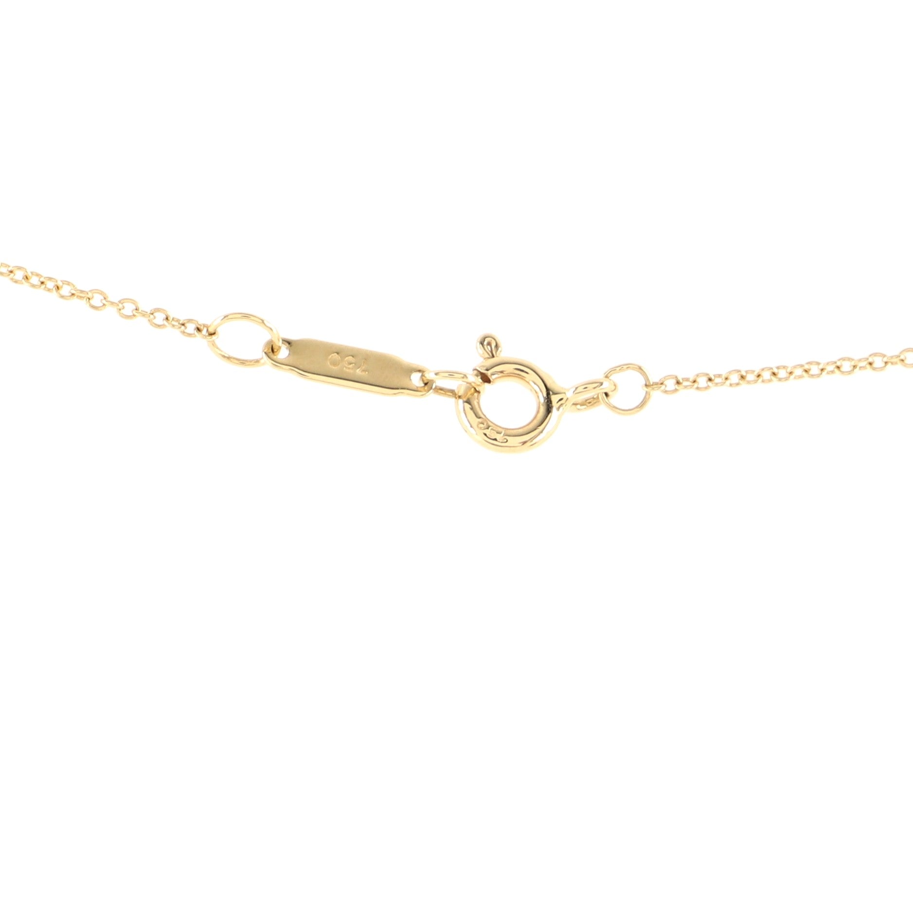 Flower Pendant Necklace 18K Yellow Gold with Diamonds