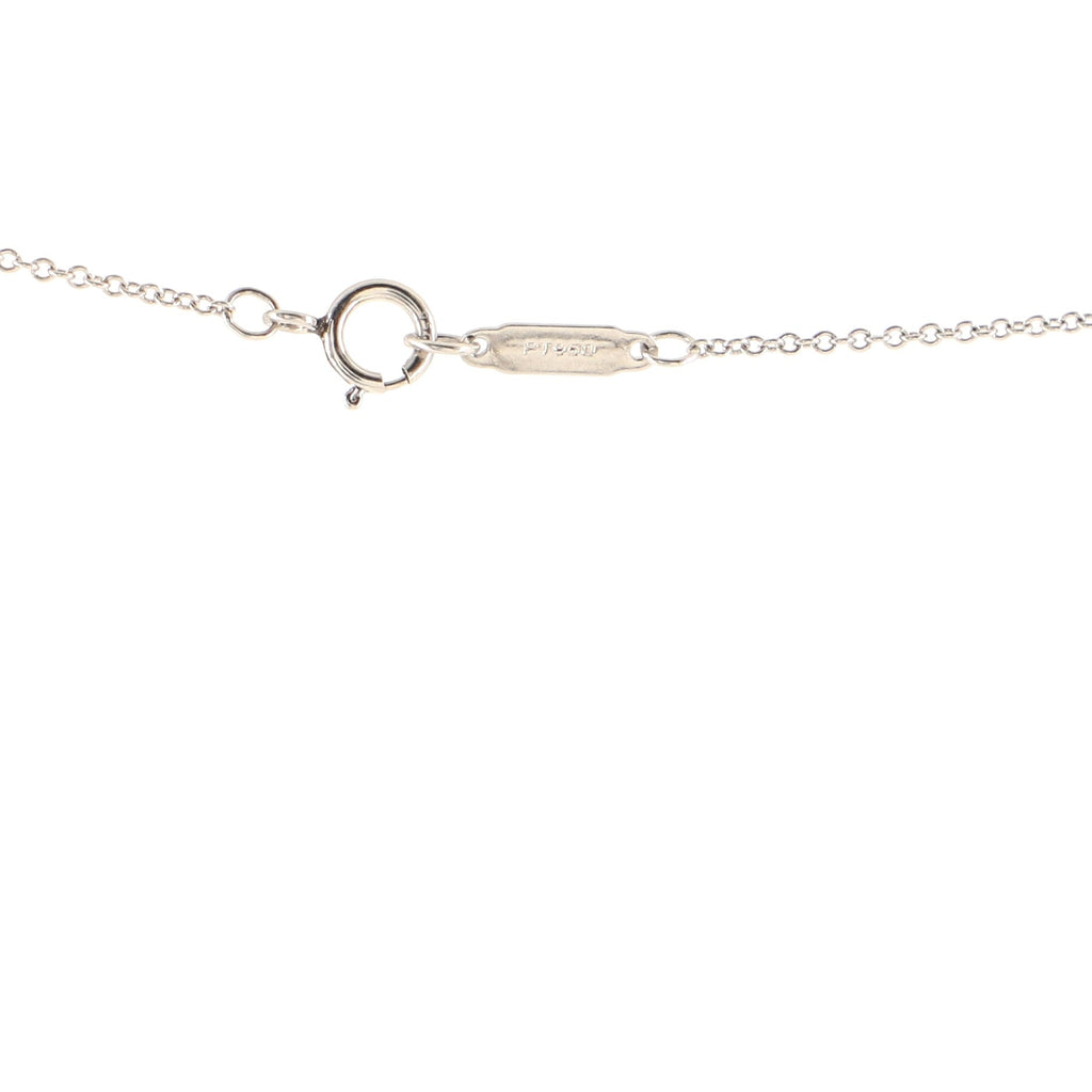 Heart 3 Diamond Pendant Necklace Platinum with Diamonds