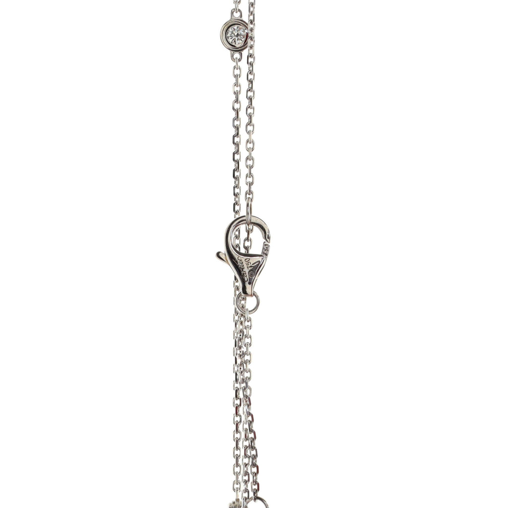 Diamants Legers 6 Diamonds Necklace 18K White Gold and Diamonds