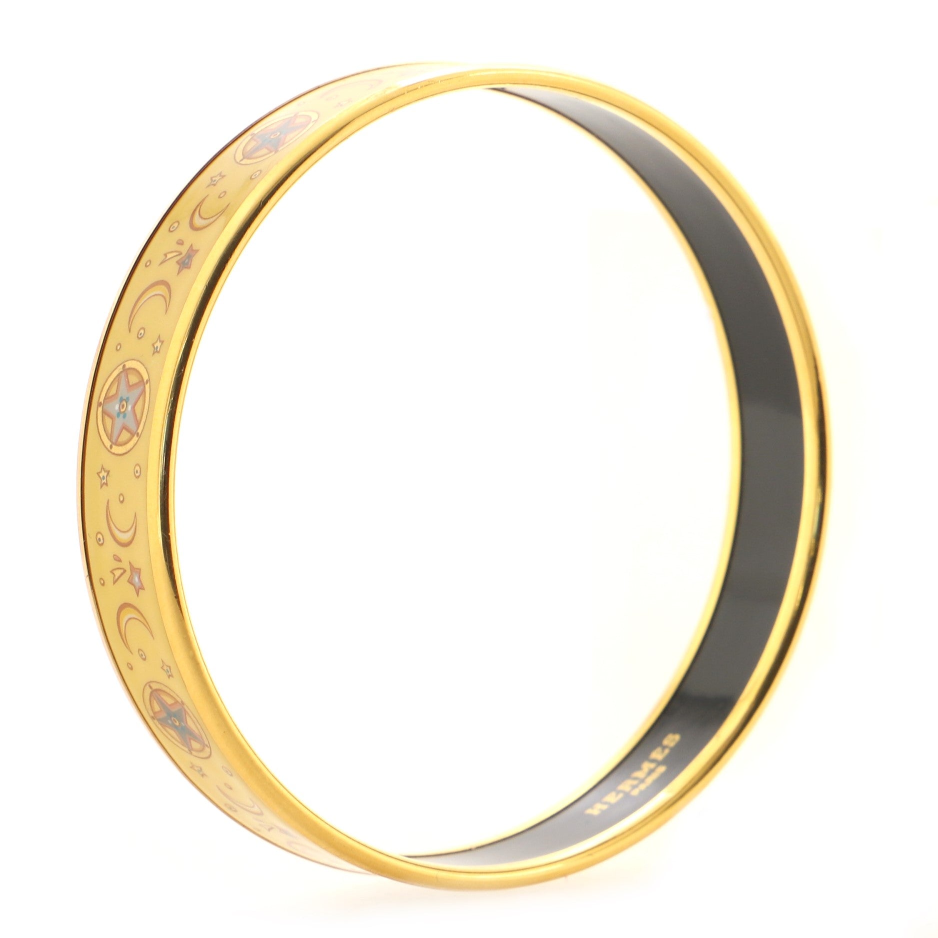 Bangle Bracelet Printed Enamel Medium