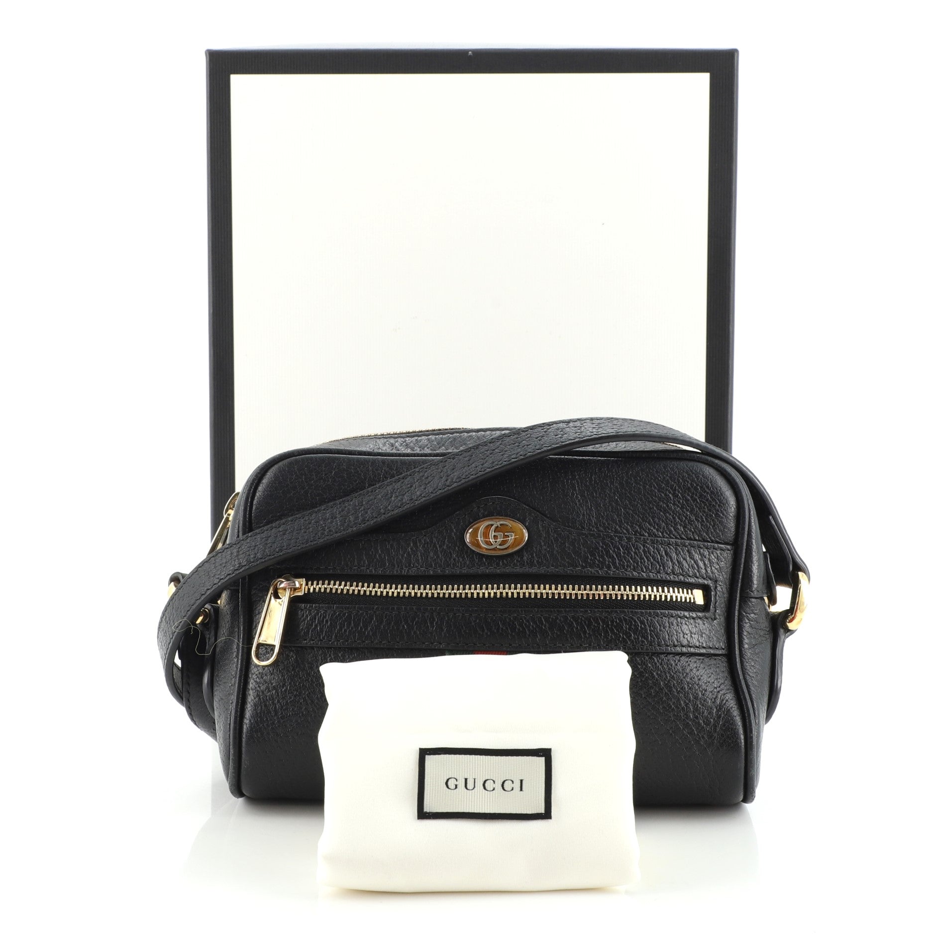 Ophidia Shoulder Bag Leather Mini