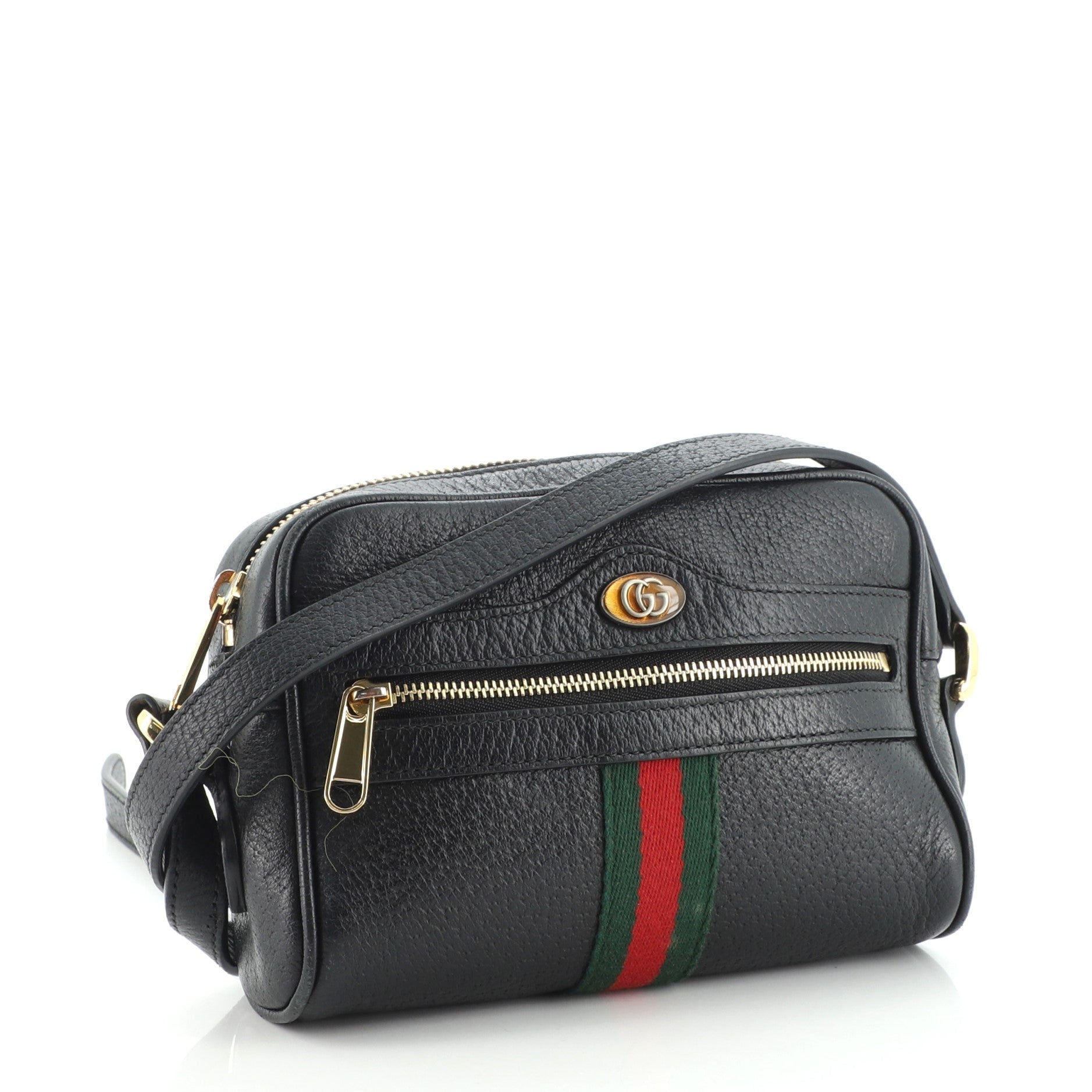Ophidia Shoulder Bag Leather Mini