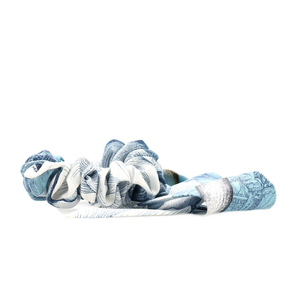Bella Scrunchie Printed Silk XS
