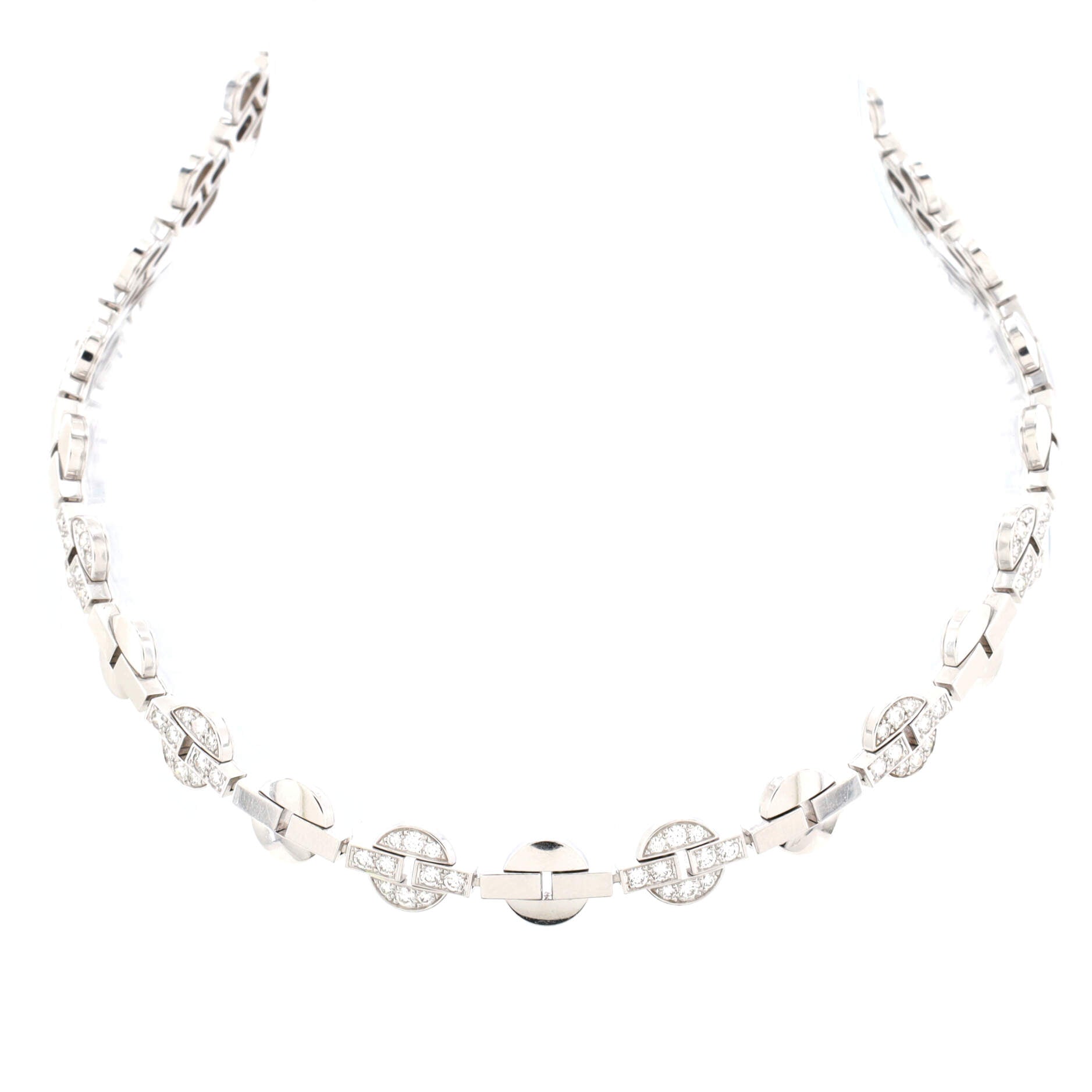 Himalia Necklace 18K White Gold with Diamonds